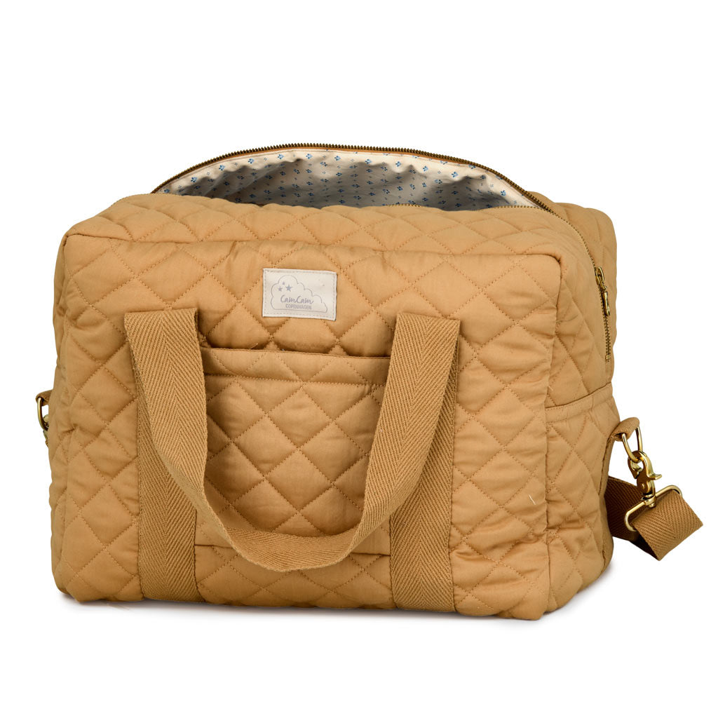 Stor pusletaske m/stropper - OCS - Honey