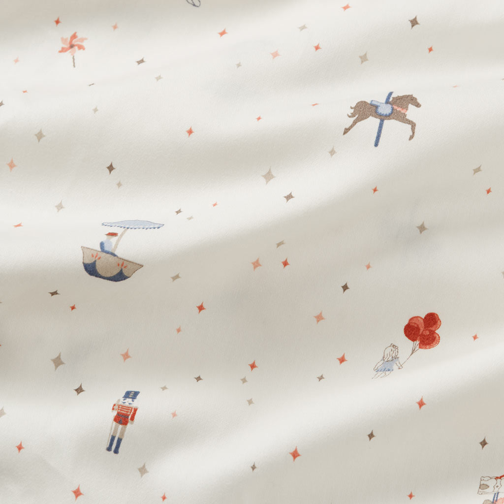 Sengetøj, Voksen, 140x200cm - GOTS - Carousel
