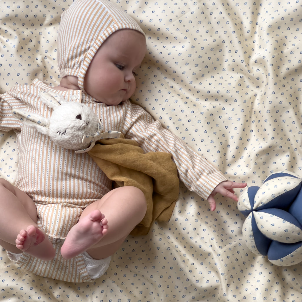 Langærmet Body William, 56 cm - GOTS - Oatfield
