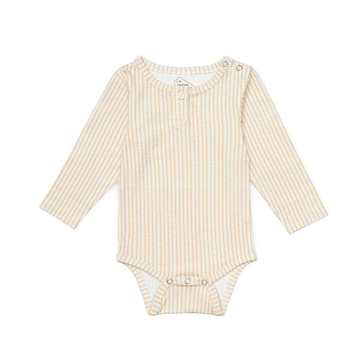 Langærmet Body William, 56 cm - GOTS - Oatfield
