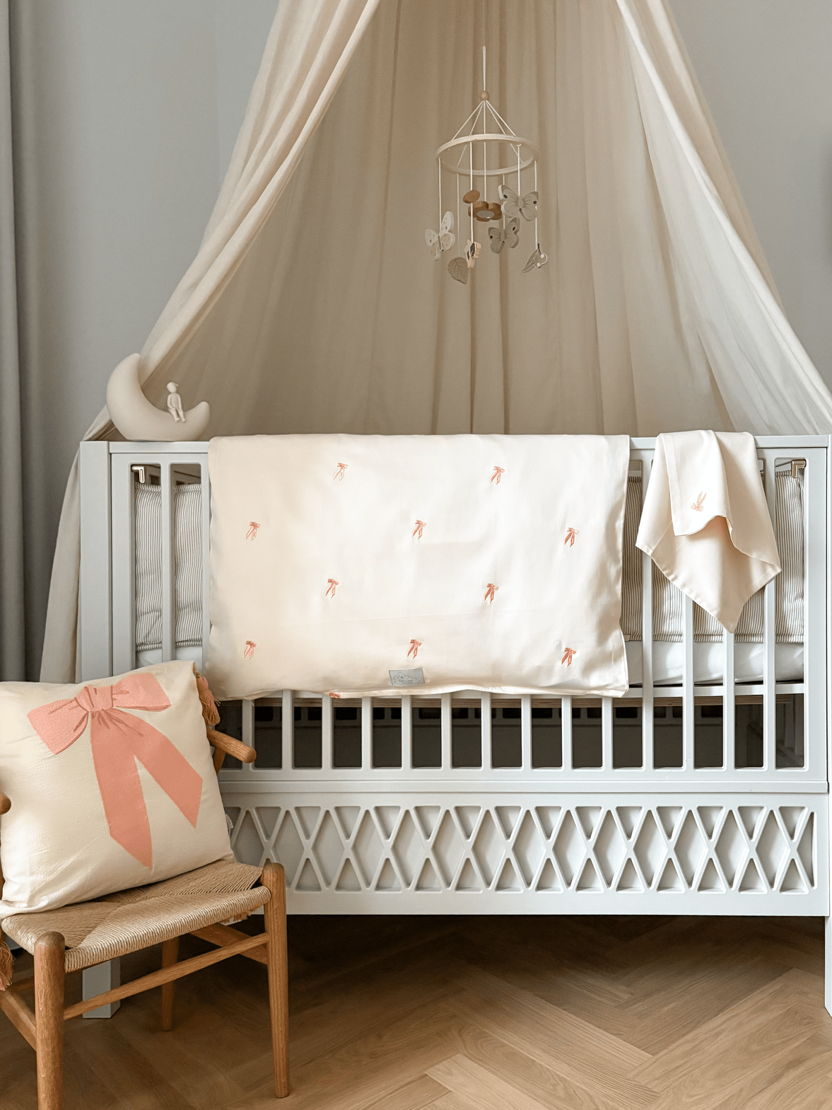 Harlekin Babyseng, 60x120cm - Hvid