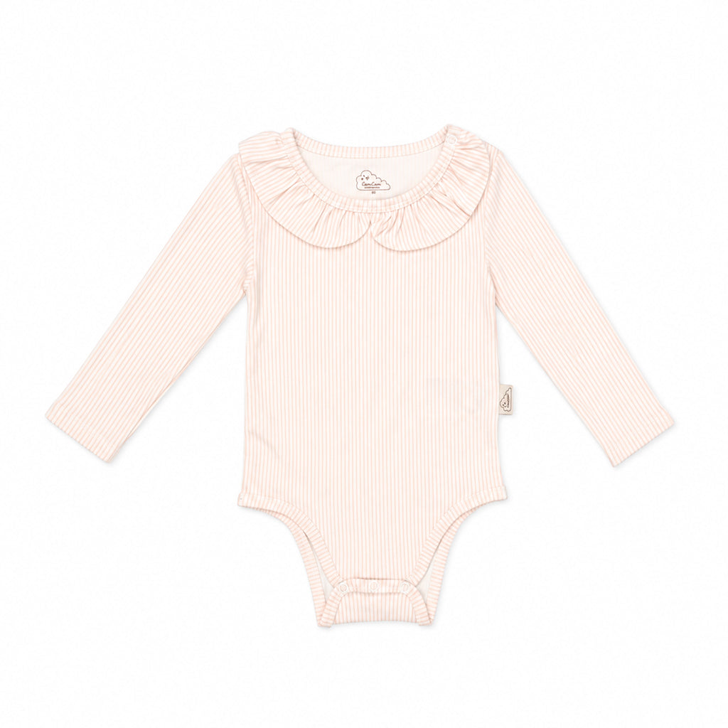 Langærmet Body Holly, 56 cm - GOTS - Classic Stripes Rose