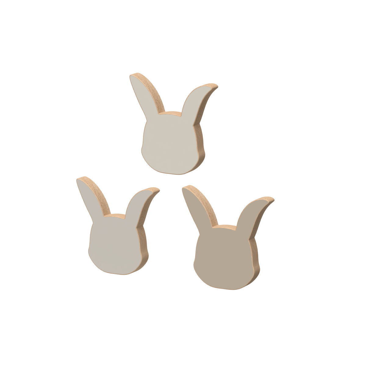 Træknager Kanin, 3-pack