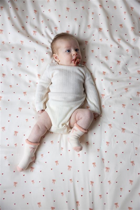 Frottéstrømper Safi, 3-pack - Bows