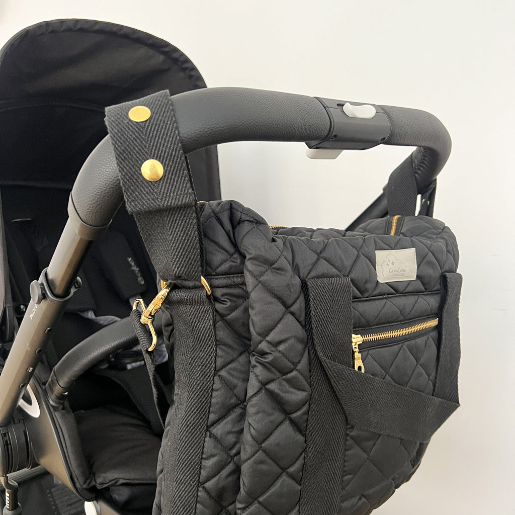 Pusletaske m/stropper - OCS - Black