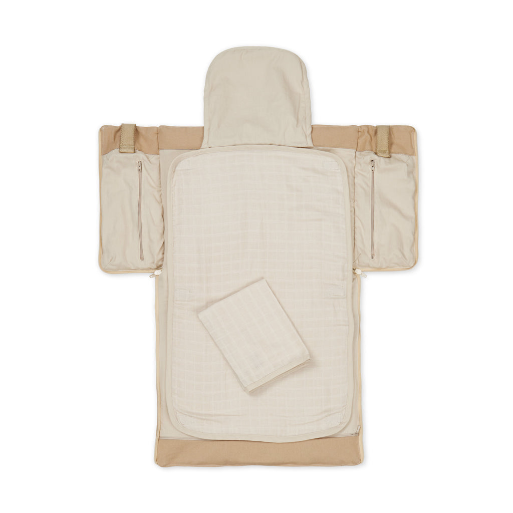 Foldbar Pusletaske - OCS - Latte