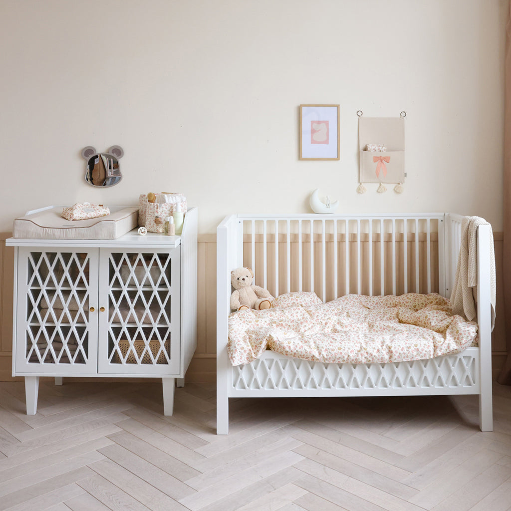 Harlekin Babyseng, 60x120cm - Hvid