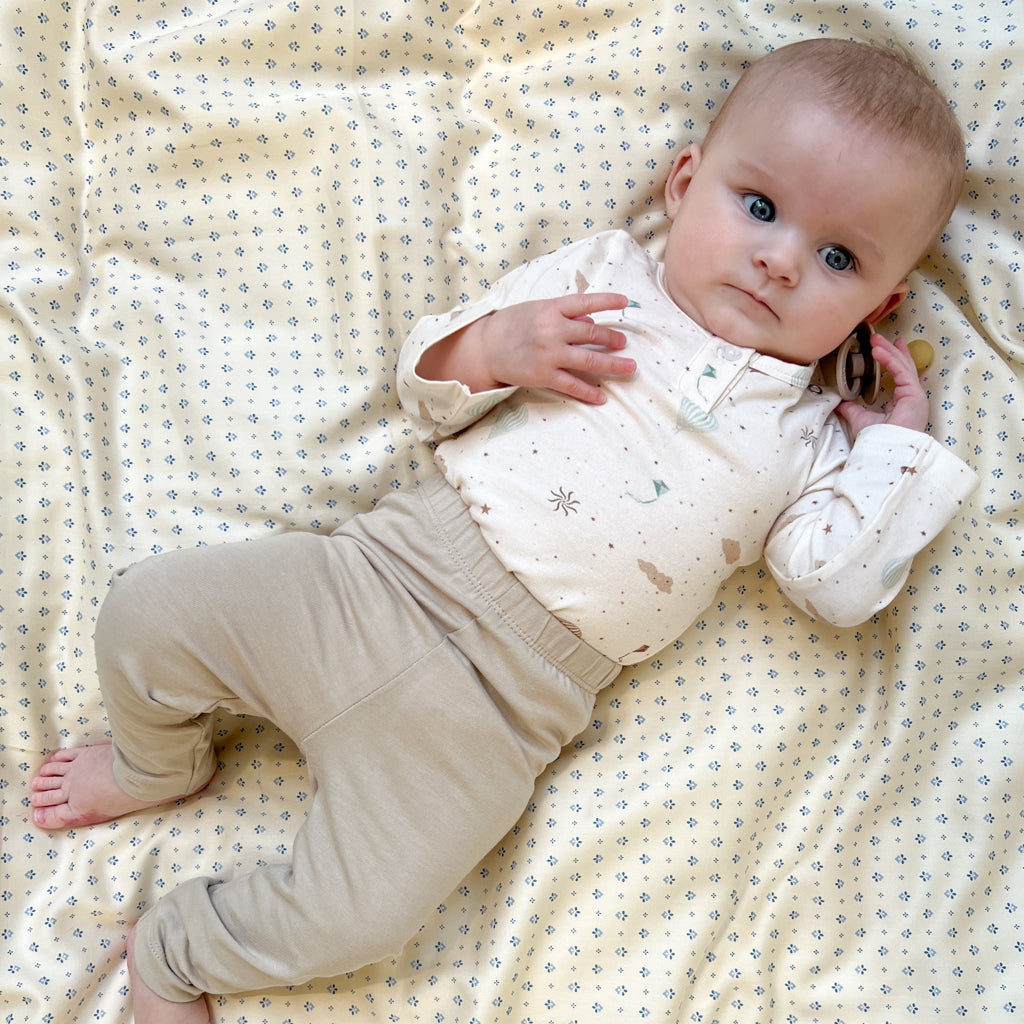 Langærmet Body William, 56 cm - GOTS - Dreamland