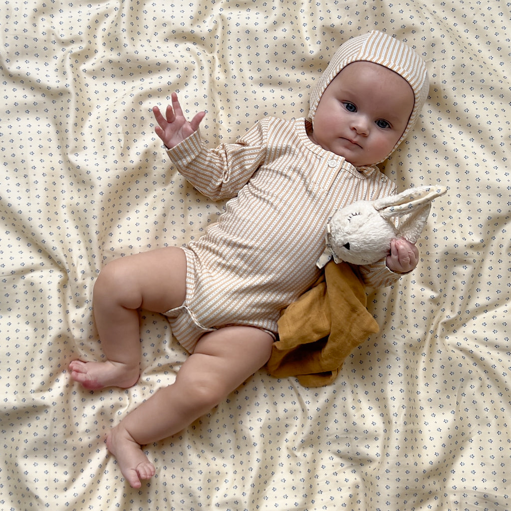 Langærmet Body William, 56 cm - GOTS - Oatfield