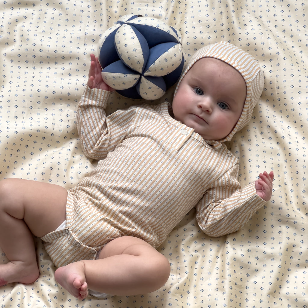 Langærmet Body William, 56 cm - GOTS - Oatfield