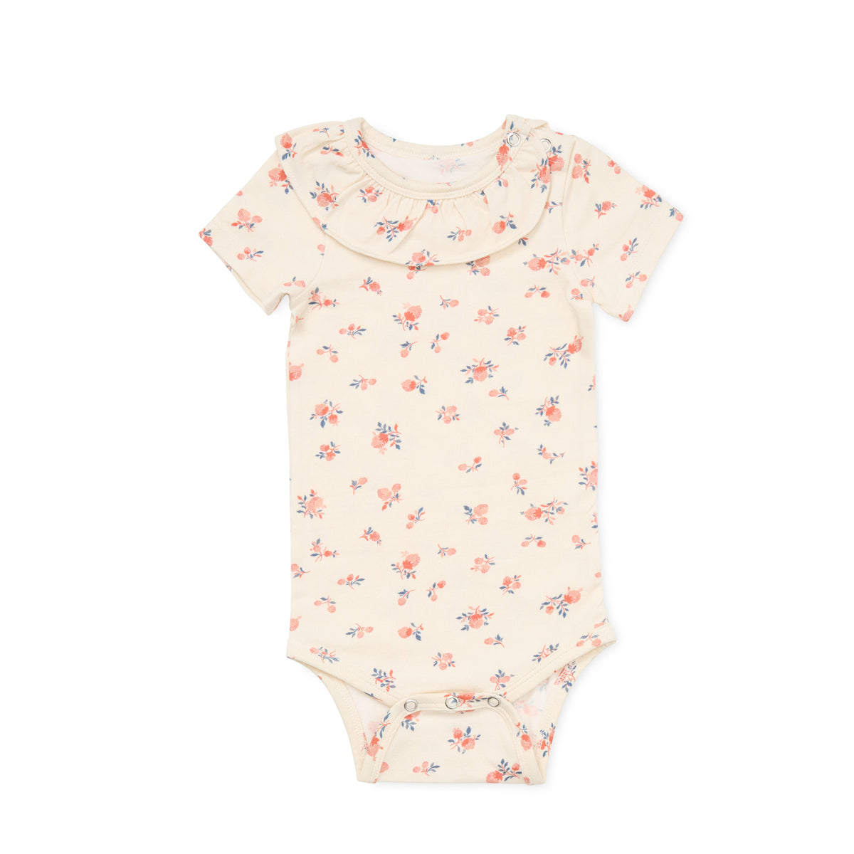 Kortærmet Body Olivia, 56 cm - GOTS - Berries