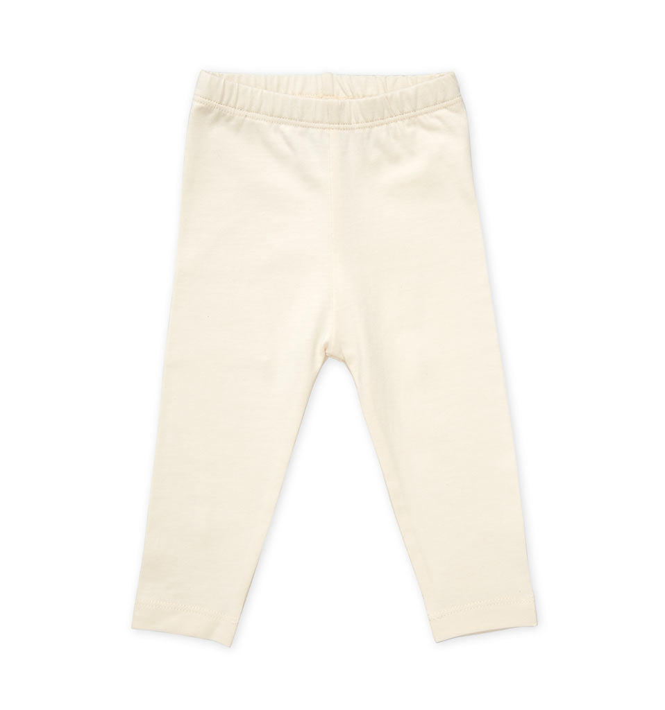 Baby Leggings Louie 62 cm - GOTS - Antique White