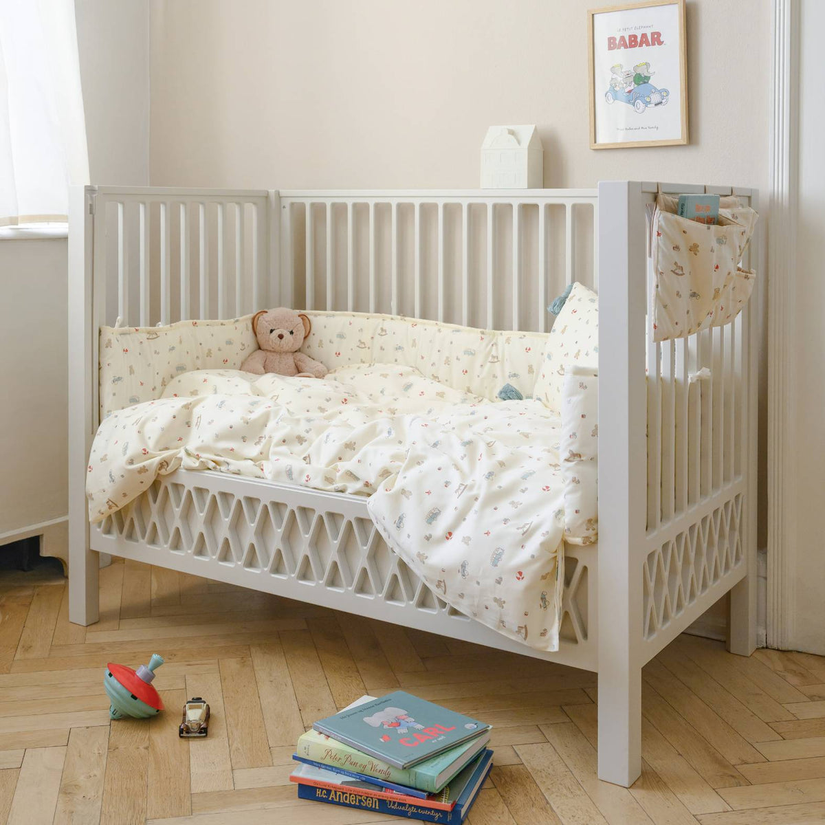 Harlekin Babyseng, 60x120cm - Hvid
