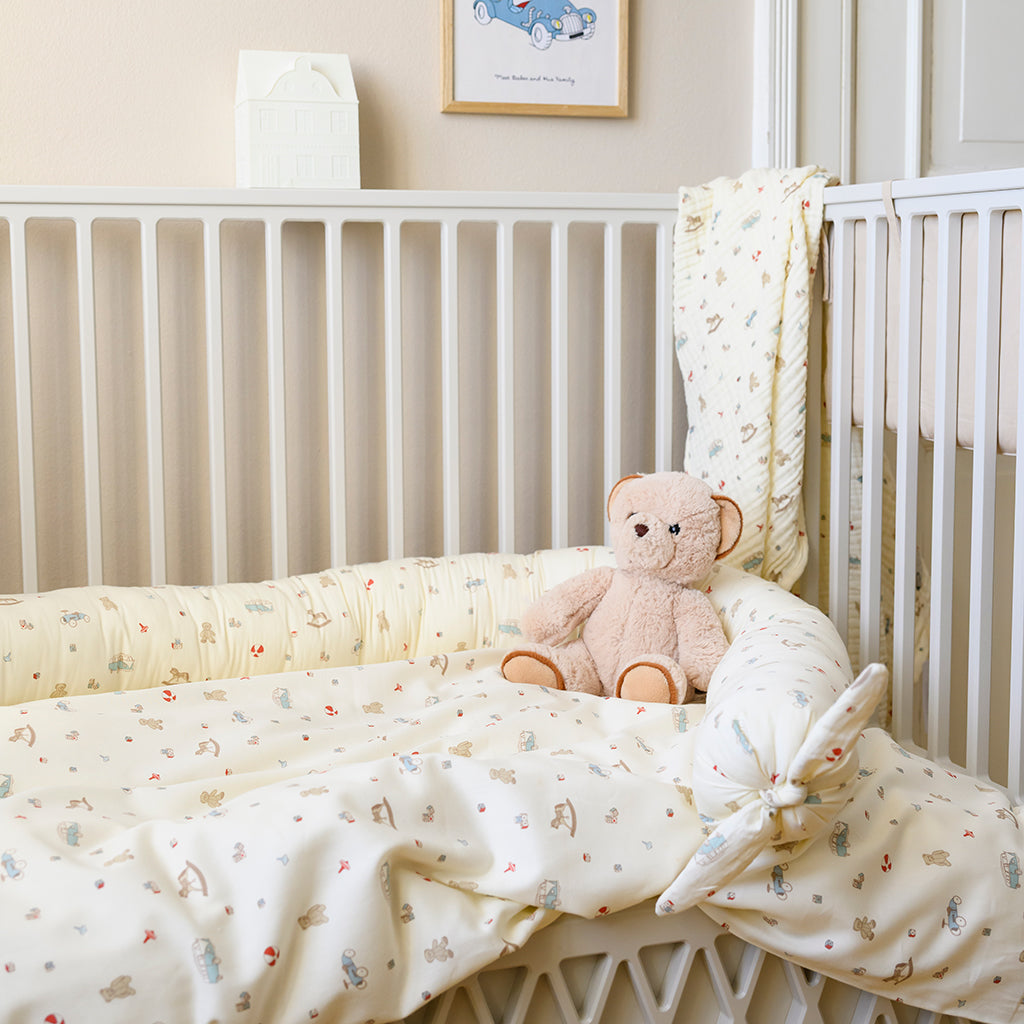 Sengetøj, Baby, 70x100cm - GOTS - Vintage Toys
