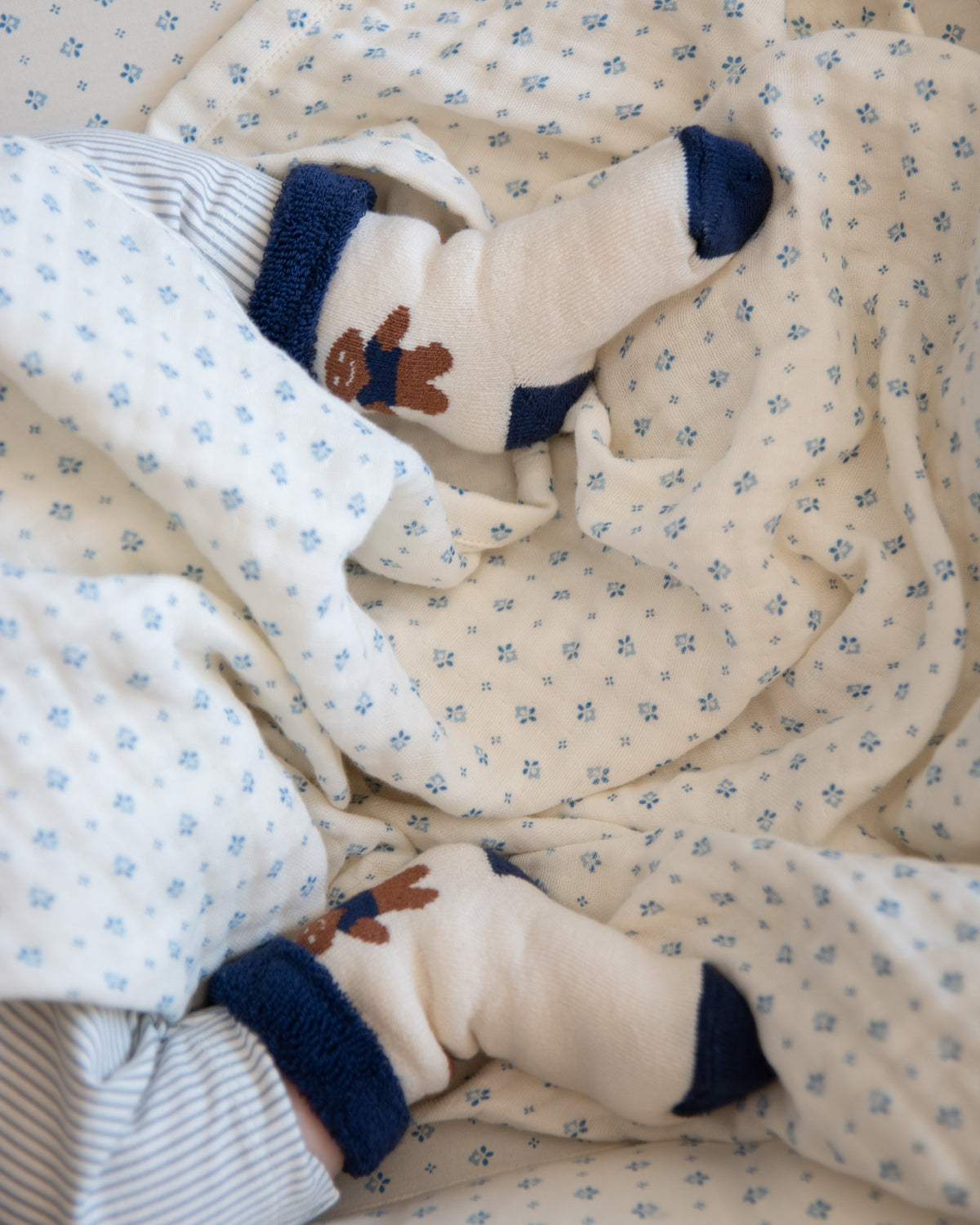 Frottéstrømper Safi, 3-pack - Snowman