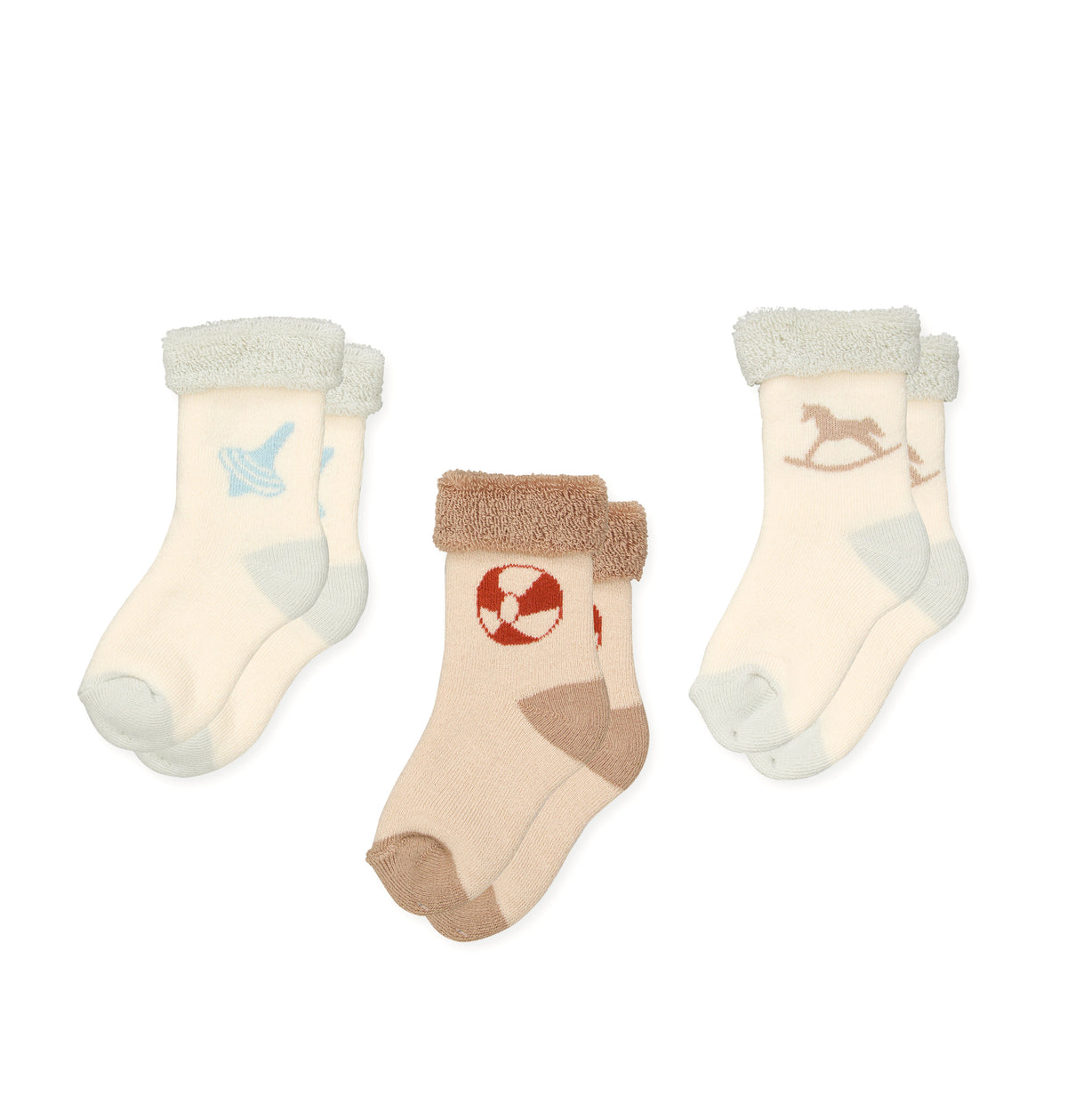 Frottéstrømper Safi, 3-pack - Vintage Toys